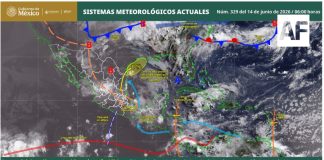Prevén chubascos y altas temperaturas en Colima este domingo; oleaje alcanzará hasta dos metros