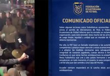 Federación Ecuatoriana reclama por actos de aficionados mexicanos previo al partido; pide intervención de autoridades