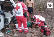Volcadura de mototaxi en carretera a Camotlán deja un lesionado en Manzanillo