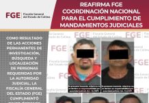 FGE reafirma coordinación nacional para el cumplimiento de mandamientos judiciales