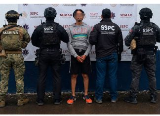 Mesa de Coordinación Estatal informa detención de generador de violencia; le aseguran arma automática y diversas drogas