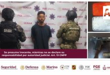 Mesa de Coordinación Estatal informa detención de presunto sicario del Cártel de Sinaloa con droga, un arma y cartuchos