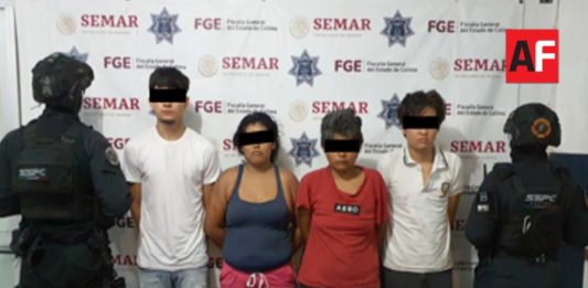 Detienen a cuatro personas y aseguran dosis de fentanilo y metanfetamina en Colima