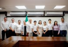 Indira Vizcaíno recibió a estudiantes colimenses que participarán en Olimpiada Internacional en Londres