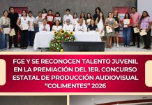 FGE y SE reconocen talento juvenil en la premiación del 1er. Concurso Estatal de Producción Audiovisual “Colimentes” 2026