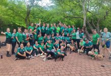 Entre baile y porras, grupo de zumba de La Campana envía apoyo a la Selección Mexicana