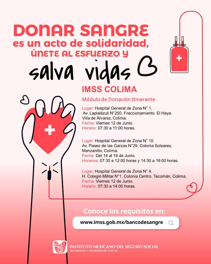 imss donacion sangre