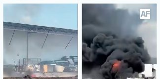 Reportan incendio en bodega sobre la autopista Tecomán-Colima