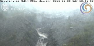 Registran lahares en barrancas del Volcán de Colima; llaman a no ingresar a los cauces