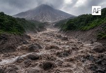 CUEV exhorta a evitar permanecer en barrancas del Volcán de Colima durante la temporada de lluvias