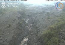 Lluvias incrementan riesgo de lahares en barrancas del Volcán de Colima: CUEV-UdeC
