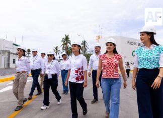 Sheinbaum e Indira inauguraron la Central de Ciclo Combinado de la CFE en Manzanillo