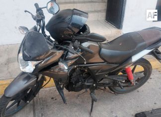 Recupera Policía de VdeA moto robada con la ayuda de cámaras de vigilancia