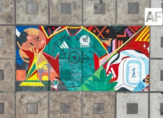 Estudiantes del Tec de Colima ganan 2⁰ lugar nacional de Murales Mundialistas; Indira Vizcaíno reconoce talento de las juventudes