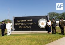 Indira Vizcaíno preside 7° aniversario de la Guardia Nacional y devela muro para homenajear a sus integrantes