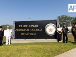 Indira Vizcaíno preside 7° aniversario de la Guardia Nacional y devela muro para homenajear a sus integrantes