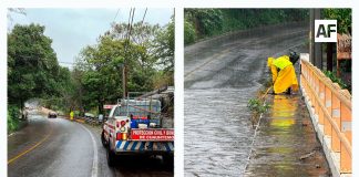 Realizan trabajos de desazolve tras inundación en puente de la carretera Quesería-Tonila
