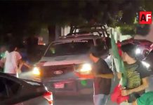 Ayuntamiento de Apatzingán suspende a policía involucrado en hechos ocurridos durante festejos por triunfo de México