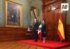 Presidenta Claudia Sheinbaum recibe en Palacio Nacional al rey Felipe VI