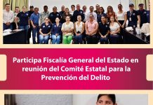 Participa Fiscalía General del Estado en reunión del Comité Estatal para la Prevención del Delito