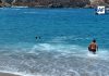 Guardavidas rescatan a padre e hija de Aguascalientes en el mar, en Manzanillo