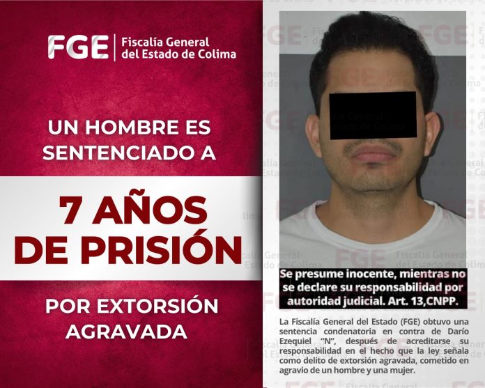 sentencia 7 anos extorsion agravada