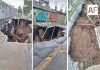 Aparece nuevo socavón de grandes dimensiones en Zapopan tras las lluvias