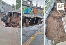 Aparece nuevo socavón de grandes dimensiones en Zapopan tras las lluvias