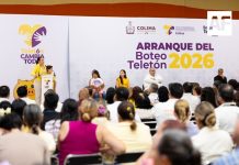 Gobernadora Indira Vizcaíno inició la Colecta Teletón 2026 en Colima