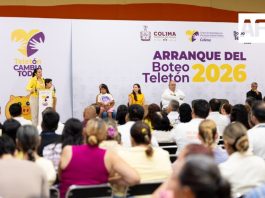 Gobernadora Indira Vizcaíno inició la Colecta Teletón 2026 en Colima