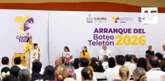 Gobernadora Indira Vizcaíno inició la Colecta Teletón 2026 en Colima