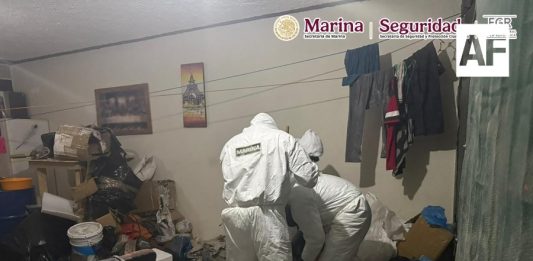 Desmantelan laboratorio de metanfetaminas en Zapopan; aseguran fentanilo y precursores químicos