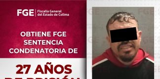 Obtiene FGE sentencia condenatoria de 27 años de prisión por secuestro