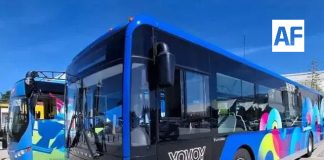 Llegan al puerto de Manzanillo camiones nuevos para el Transporte Público de Aguascalientes