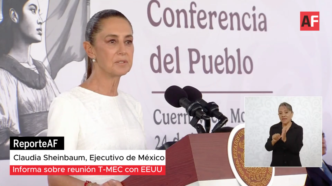 Claudia Sheinbaum sobre reunión T-MEC en México