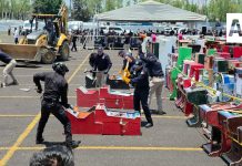 Destruyen 721 máquinas tragamonedas en Michoacán; son pérdidas de 100 MdP para la delincuencia