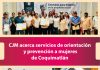 CJM acerca servicios de orientación y prevención a mujeres de Coquimatlán