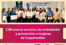 CJM acerca servicios de orientación y prevención a mujeres de Coquimatlán