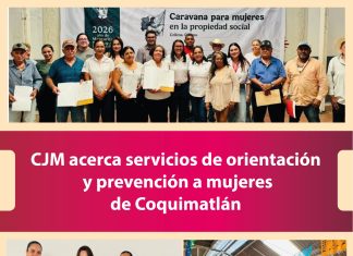 CJM acerca servicios de orientación y prevención a mujeres de Coquimatlán