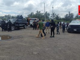 Jalisco realiza primer simulacro de bloqueos con vehículos incendiados