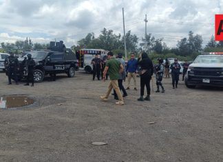 Jalisco realiza primer simulacro de bloqueos con vehículos incendiados