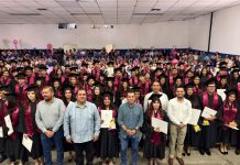 Reciben certificados 123 egresadas y egresados del Bachillerato 22 de la UdeC, de Quesería