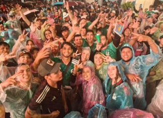 Tlaquepaque se sumó a la colocación de pantallas en cinco sitios para el Mexico Vs Inglaterra
