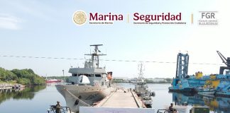Marina asegura 1.2 toneladas de presunta cocaína frente a las costas de Chiapas; hay ocho detenidos