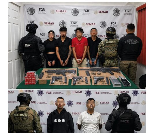 Detienen a seis presuntos integrantes del CJNG y desmantelan célula en Jalipa Manzanillo
