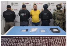 Corporaciones estatales y federales detienen en Manzanillo a “El Guapo” o “El Piña”, presunto integrante del Cártel de Sinaloa