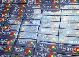 FGR ejecuta cateo en Colima y decomisa 113 mil cigarros probablemente ilegales