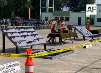 XV Zona Militar destruyó más de 500 armas de fuego en Zapopan Jalisco