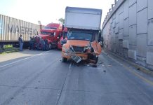 Choque entre tres tráileres provoca largas filas en la autopista Colima–Tecomán