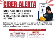 Alertan sobre fraude en el que suplantan a personal de AFORE para solicitar depósitos